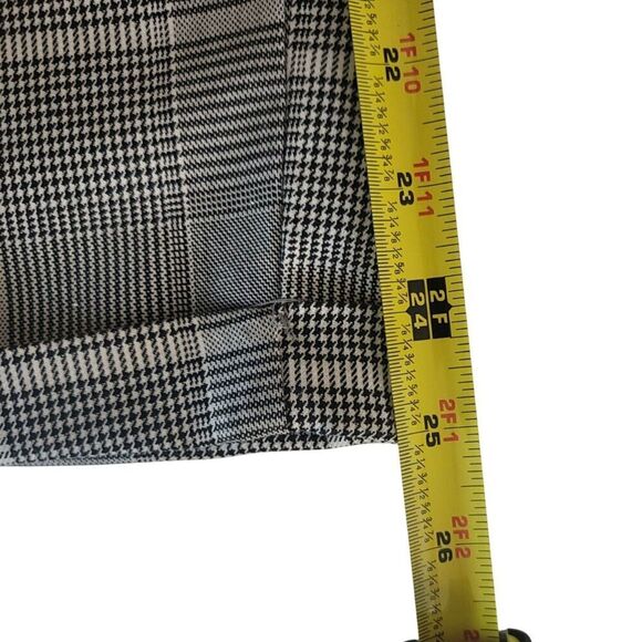 Cotton:On Pleated Front Plaid With Black Side Stripe Pants Size S/P - Picture 12 of 14